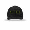 Jarhead OD Green Patch Camo Structured Trucker - BLACK CAMO/BLACK