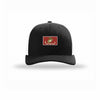 USMC Flag Flexstyle Patch Structured Trucker - BLACK/WHITE