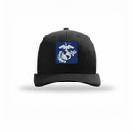 Navy & Silver EGA — BLACK/WHITE
