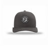 Earned Never Given Carbon Fiber Patch Structured Trucker - CHARCOAL/WHITE