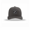USMC Seal Carbon Fiber Patch Structured Trucker - CHARCOAL/WHITE