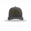 USMC Seal OD Green Patch Structured Trucker - CHARCOAL/WHITE