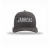 Jarhead Carbon Fiber Patch Structured Trucker - CHARCOAL/WHITE