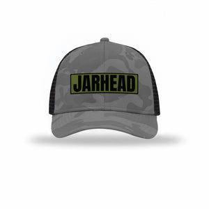 Jarhead OD Green Patch Camo Structured Trucker