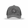 Earned Never Given Carbon Fiber Patch Camo Structured Trucker - GREY CAMO/BLACK
