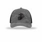 Eagle Globe & Anchor Carbon Fiber Patch Structured Trucker
