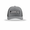 Jarhead Carbon Fiber Patch Structured Trucker - HEATHER GREY/BLACK