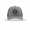 USMC Seal Carbon Fiber Patch Structured Trucker - HEATHER GREY/BLACK