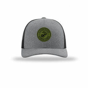 USMC Seal OD Green Patch Structured Trucker