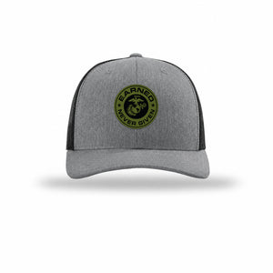 Earned Never Given OD Green Patch Structured Trucker