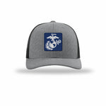 Navy & Silver EGA — HEATHER GREY/BLACK