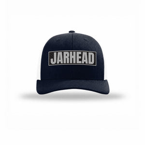 Jarhead Carbon Fiber Patch Structured Trucker - Leatherneck For Life