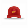 Scarlet & Gold EGA PVC Patch Structured Trucker - RED/WHITE