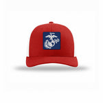 Navy & Silver EGA — RED/WHITE