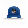 EGA Square Given Carbon Fiber Patch Structured Trucker - ROYAL/WHITE