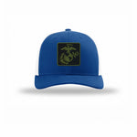 OD Green & Black EGA — ROYAL/WHITE