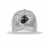 Eagle Globe & Anchor Carbon Fiber Patch Camo Structured Trucker - WHITE CAMO/WHITE