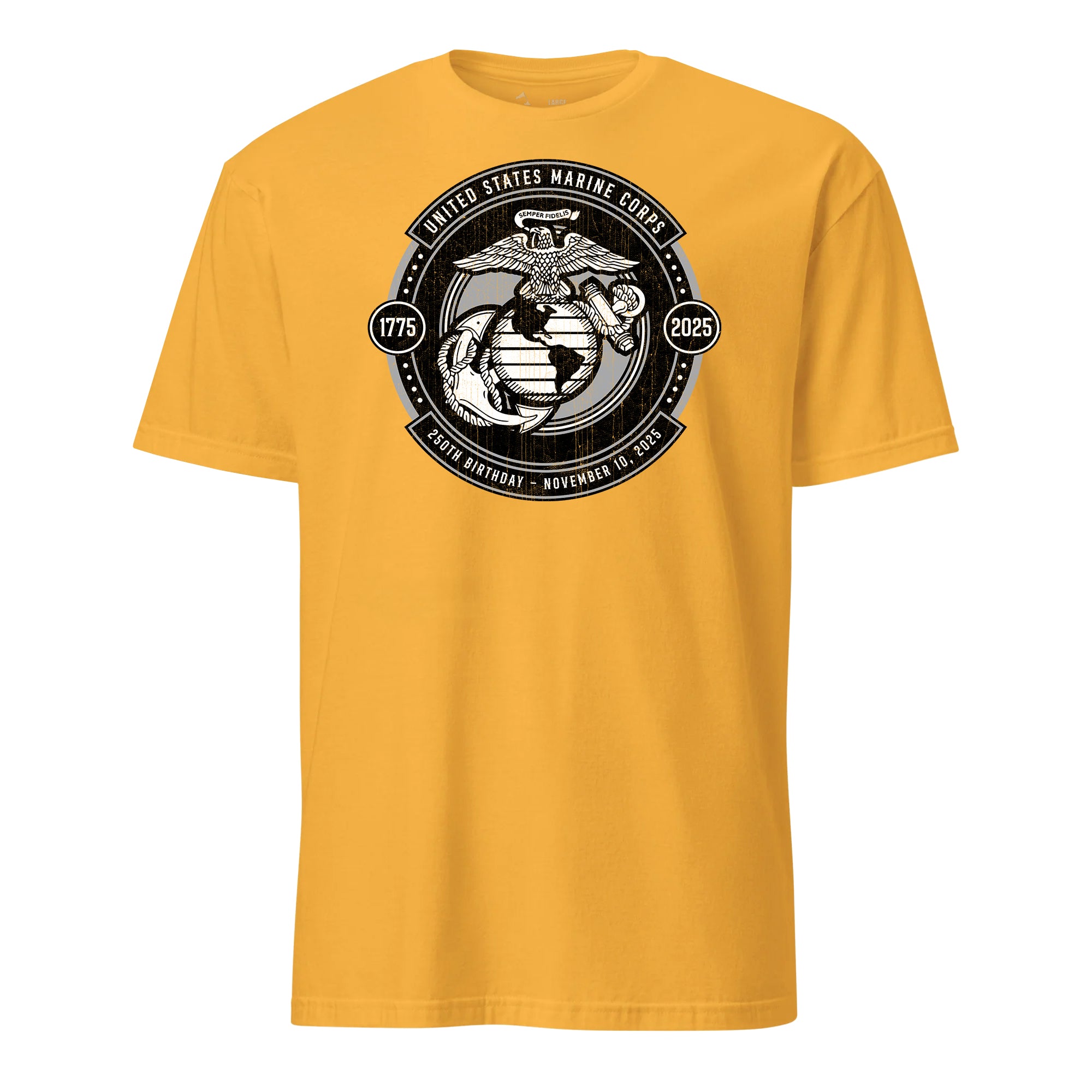 250th USMC Birthday Subdued Shield T-Shirt