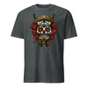 Afghanistan “Swept Away” Sugar Skull T-Shirt - CHARCOAL HEATHER