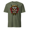 Afghanistan “Swept Away” Sugar Skull T-Shirt - OD GREEN