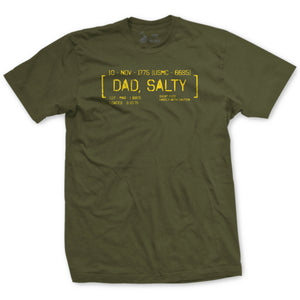 Salty Dad Ammo Crate Father's Day T-Shirt