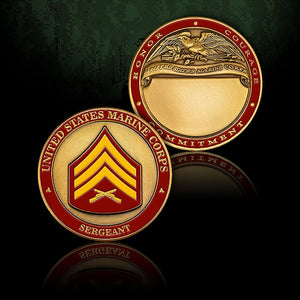 U.S. Marine Corps Sergeant Challenge Coin