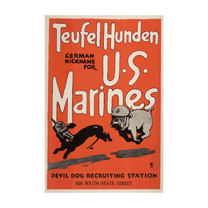 Teufel Hunden Recruiting Poster