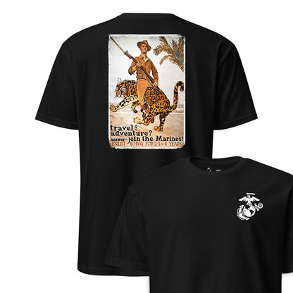 Travel? Adventure? Join the Marines Recruiting Poster T-Shirt