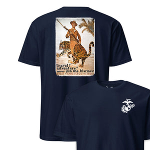 Travel? Adventure? Join the Marines Recruiting Poster T-Shirt