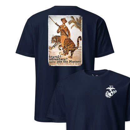 Travel? Adventure? Join the Marines Recruiting Poster T-Shirt