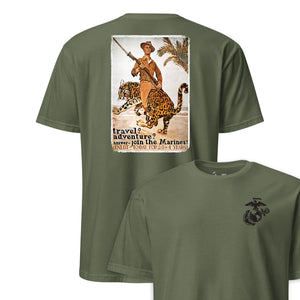 Travel? Adventure? Join the Marines Recruiting Poster T-Shirt