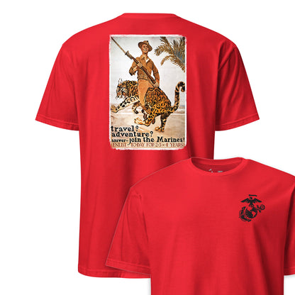 Travel? Adventure? Join the Marines Recruiting Poster T-Shirt