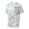 Camohex Tun Tavern Cask Left Chest Performance T-Shirt - CAMOHEX WHITE