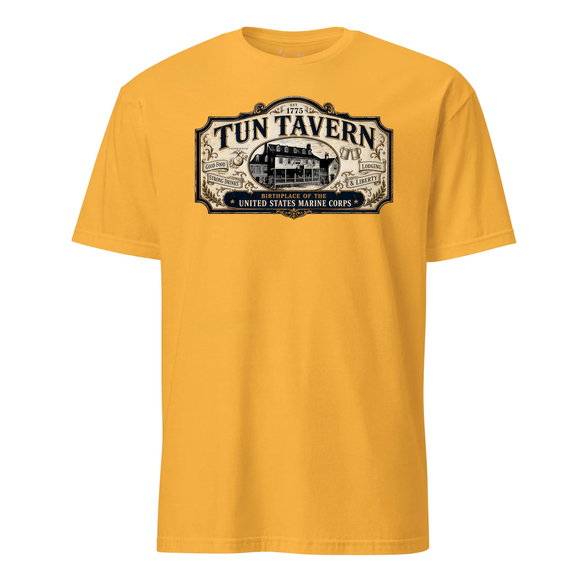 251st USMC Birthday Tun Tavern Vintage Sign T-Shirt