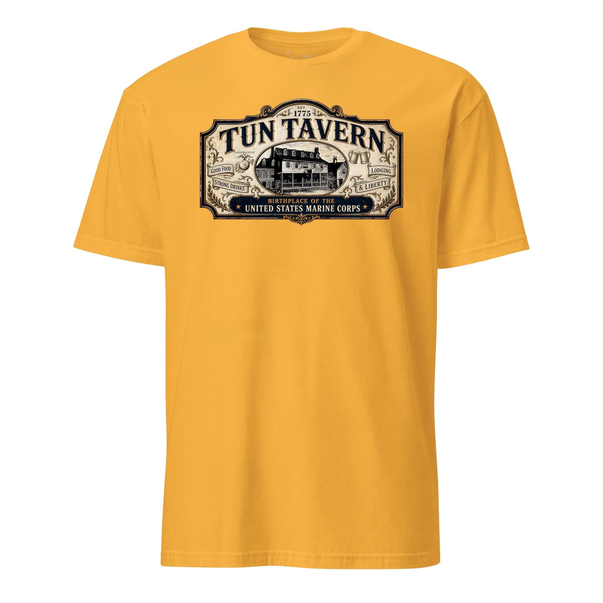 251st USMC Birthday Tun Tavern Vintage Sign T-Shirt