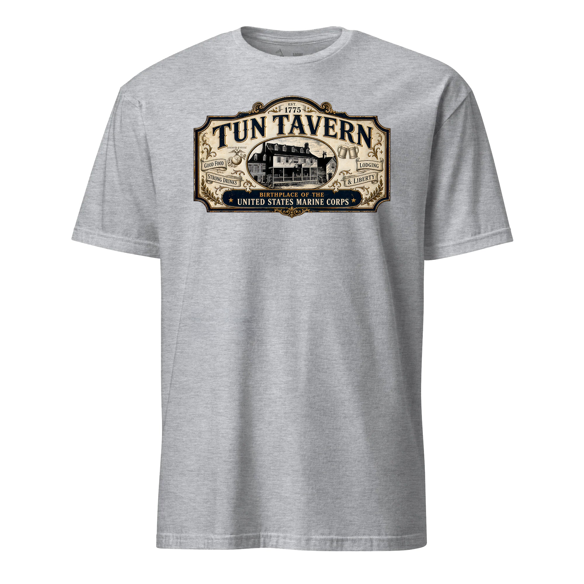 251st USMC Birthday Tun Tavern Vintage Sign T-Shirt