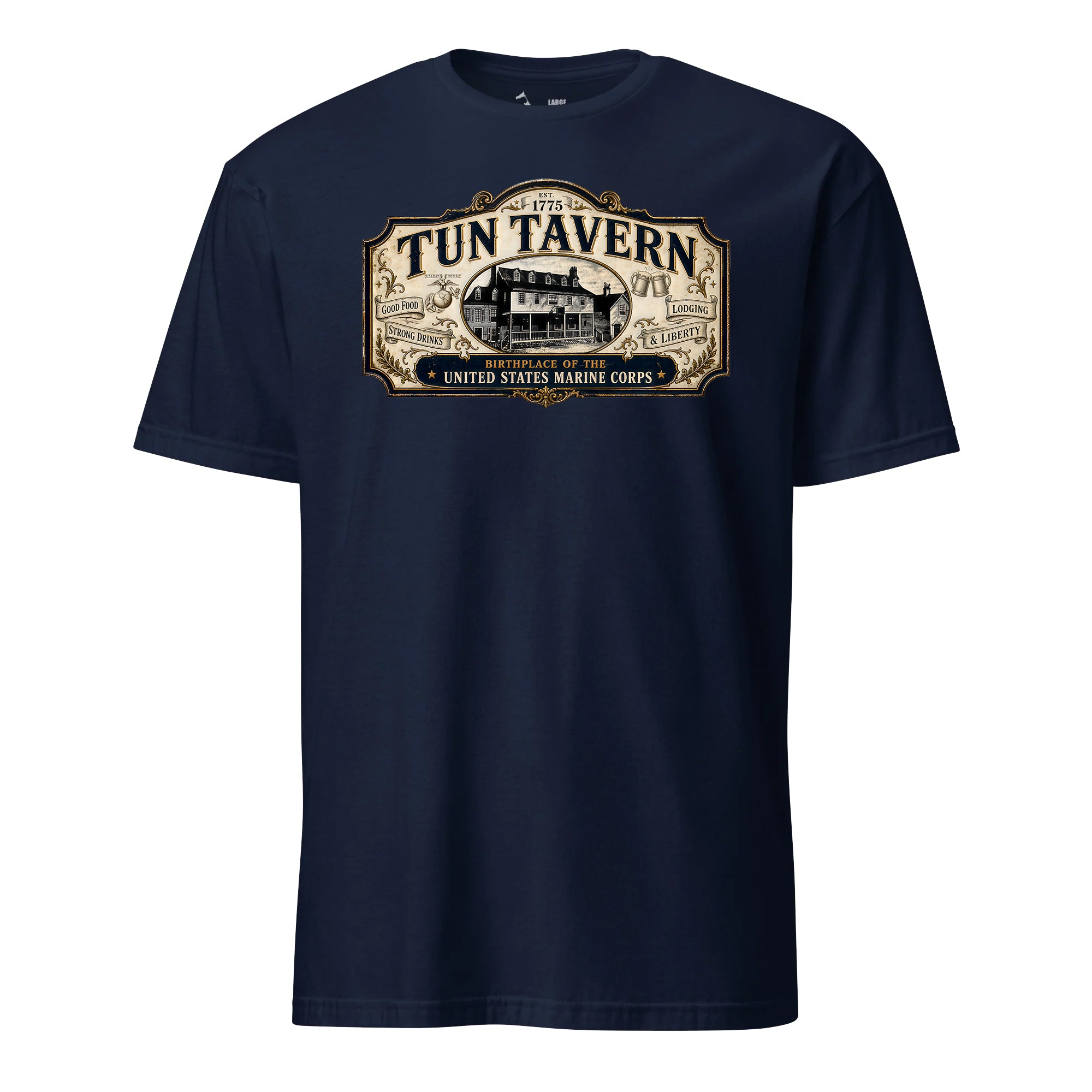 251st USMC Birthday Tun Tavern Vintage Sign T-Shirt