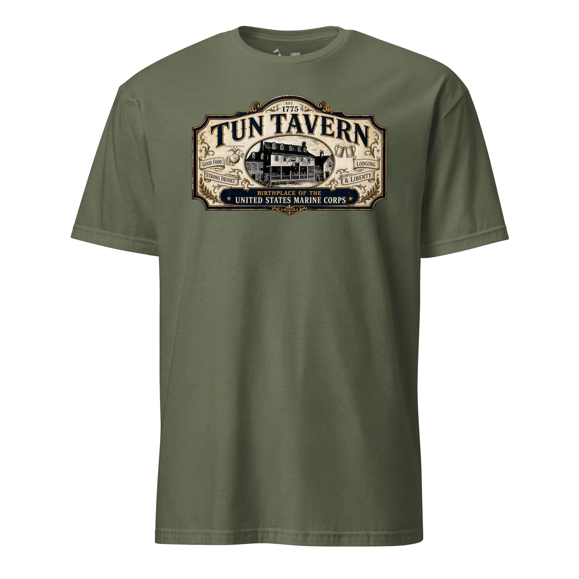 251st USMC Birthday Tun Tavern Vintage Sign T-Shirt