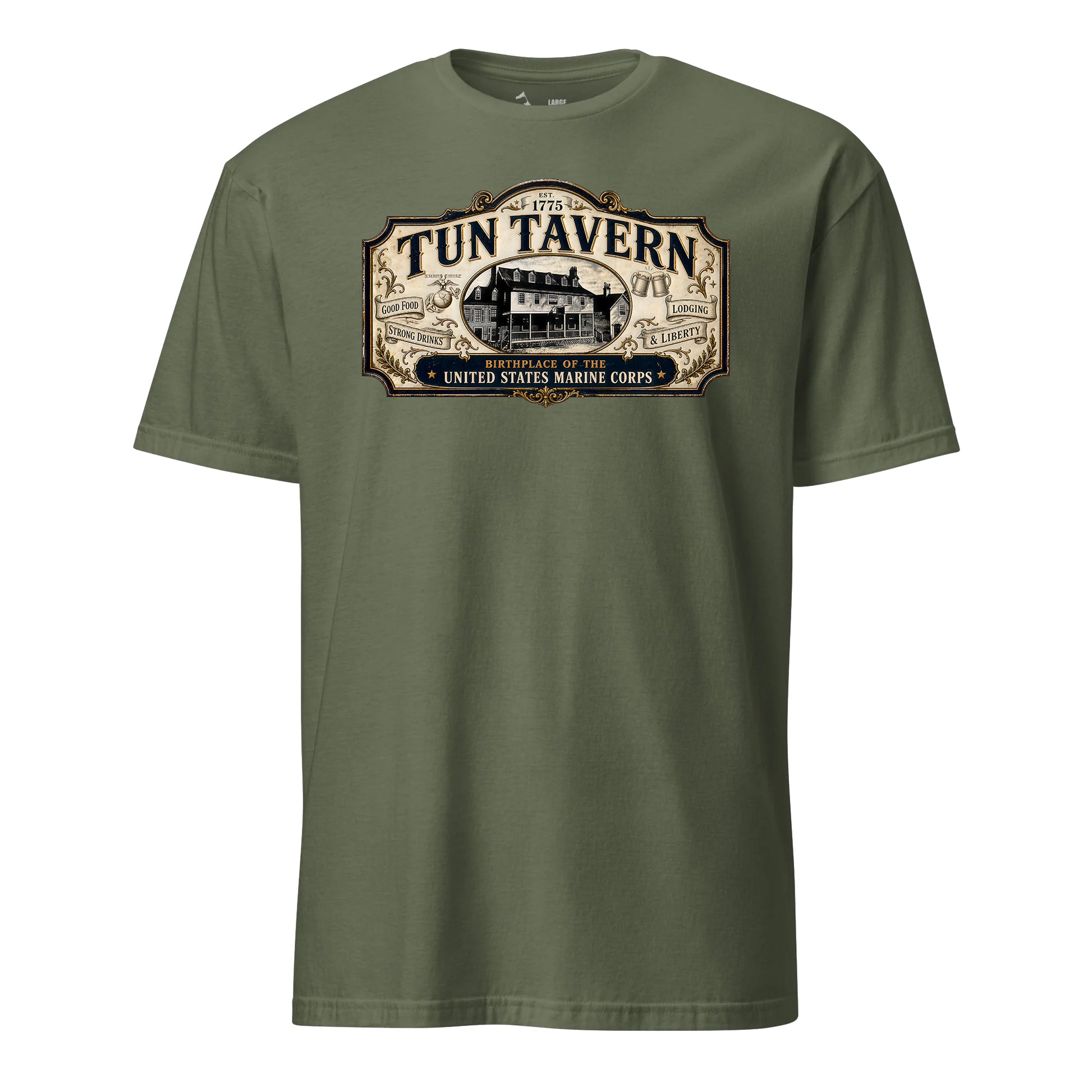251st USMC Birthday Tun Tavern Vintage Sign T-Shirt