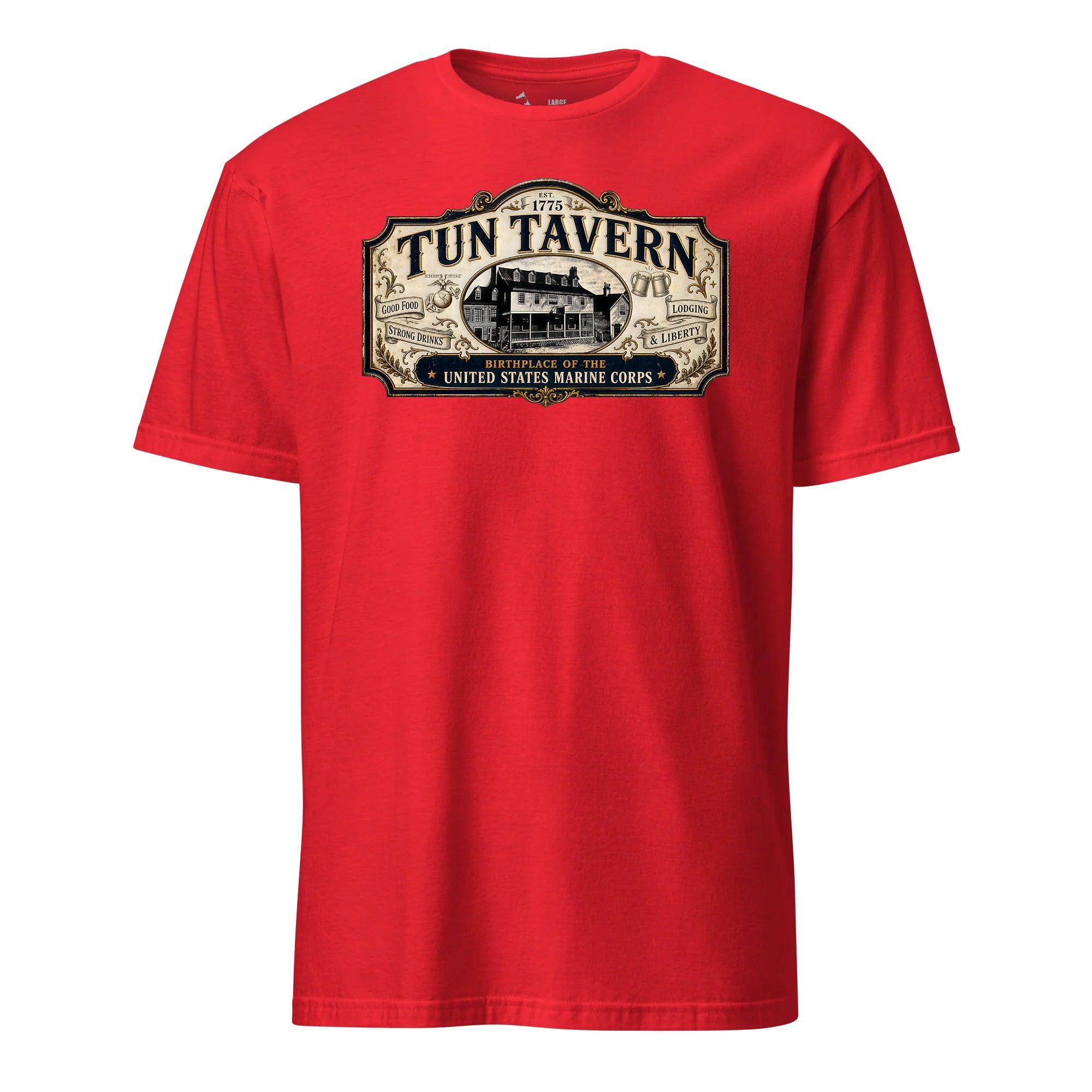 251st USMC Birthday Tun Tavern Vintage Sign T-Shirt