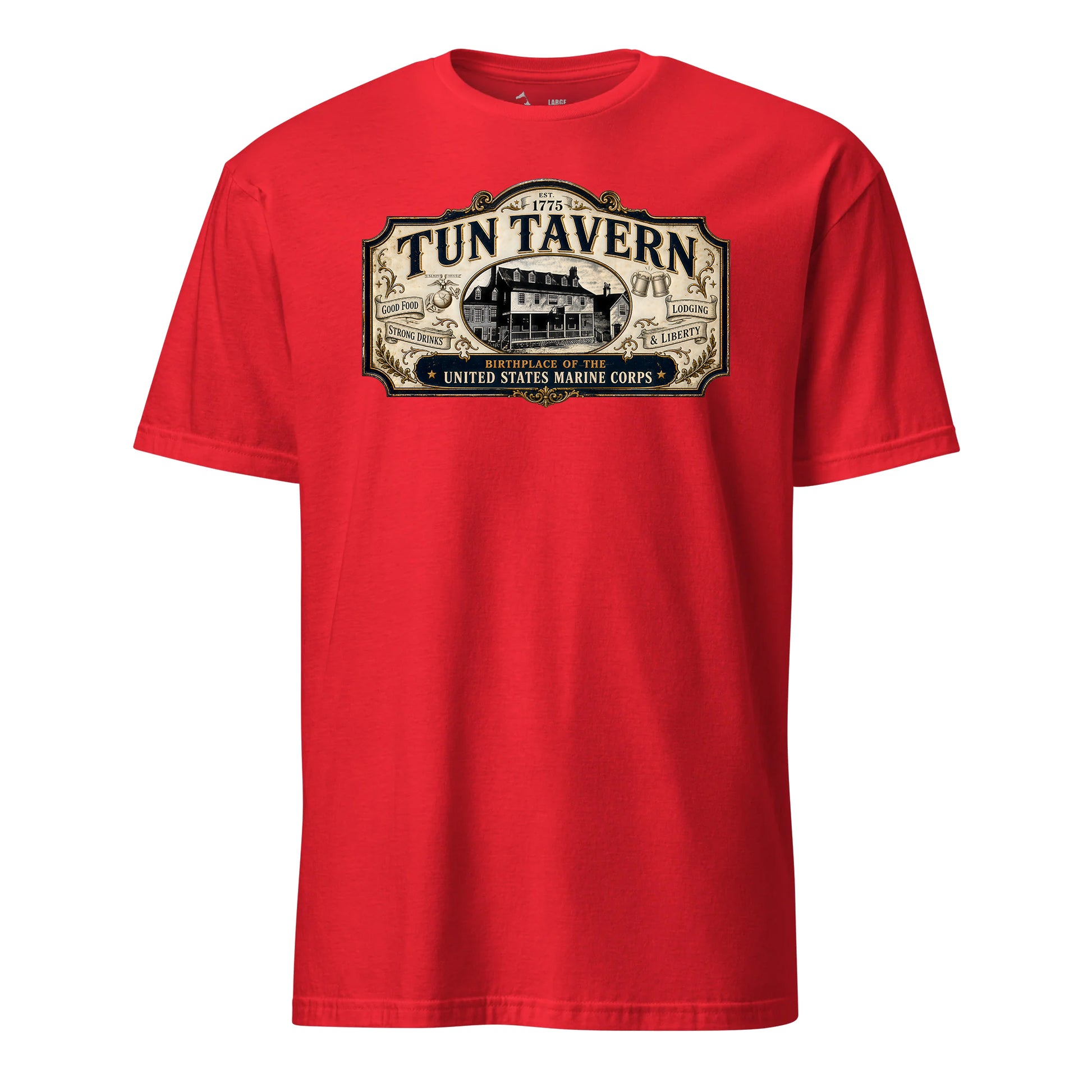 251st USMC Birthday Tun Tavern Vintage Sign T-Shirt