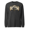 251st USMC Birthday Tun Tavern Vintage Sign Long Sleeve T-Shirt - CHARCOAL HEATHER