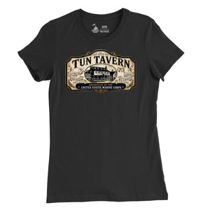 251st USMC Birthday Tun Tavern Vintage Sign Womens T-Shirt