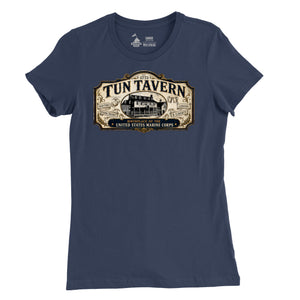 251st USMC Birthday Tun Tavern Vintage Sign Womens T-Shirt