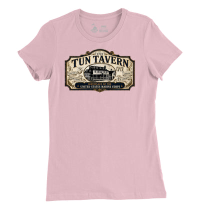 251st USMC Birthday Tun Tavern Vintage Sign Womens T-Shirt