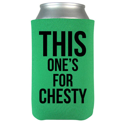 This is My Beer Beverage Coolie - Kelly Green
