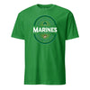 United States Marines Shamrock Oval T-Shirt - KELLY