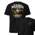 251st USMC Birthday Gold & Silver T-Shirt