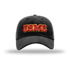 USMC 3D Embroidered Patch Unstructured Dad Hat - BLACK