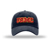 USMC 3D Embroidered Patch Unstructured Dad Hat - NAVY